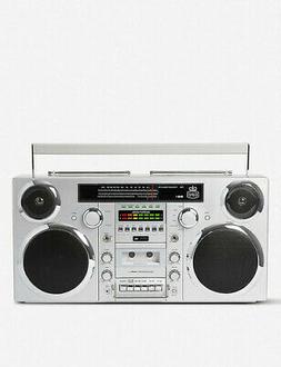 brooklyn bluetooth boombox 80w cd cassette fm