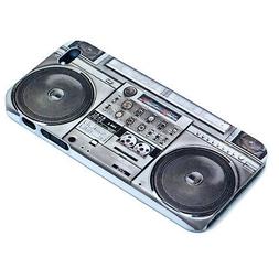 iPhone Case Retro Boombox Boom Box Stereo Hard Snap Case Cov
