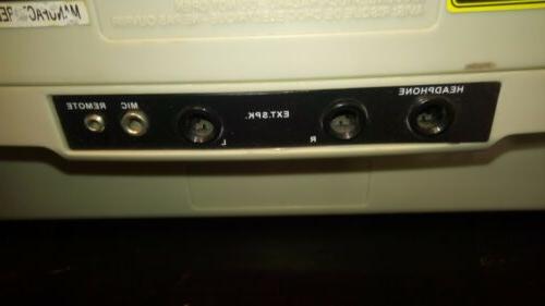 Califone Boombox Radio CD Tape Recorder tested.
